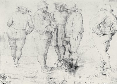 Peasants in Conversation by Pieter Bruegel the Elder